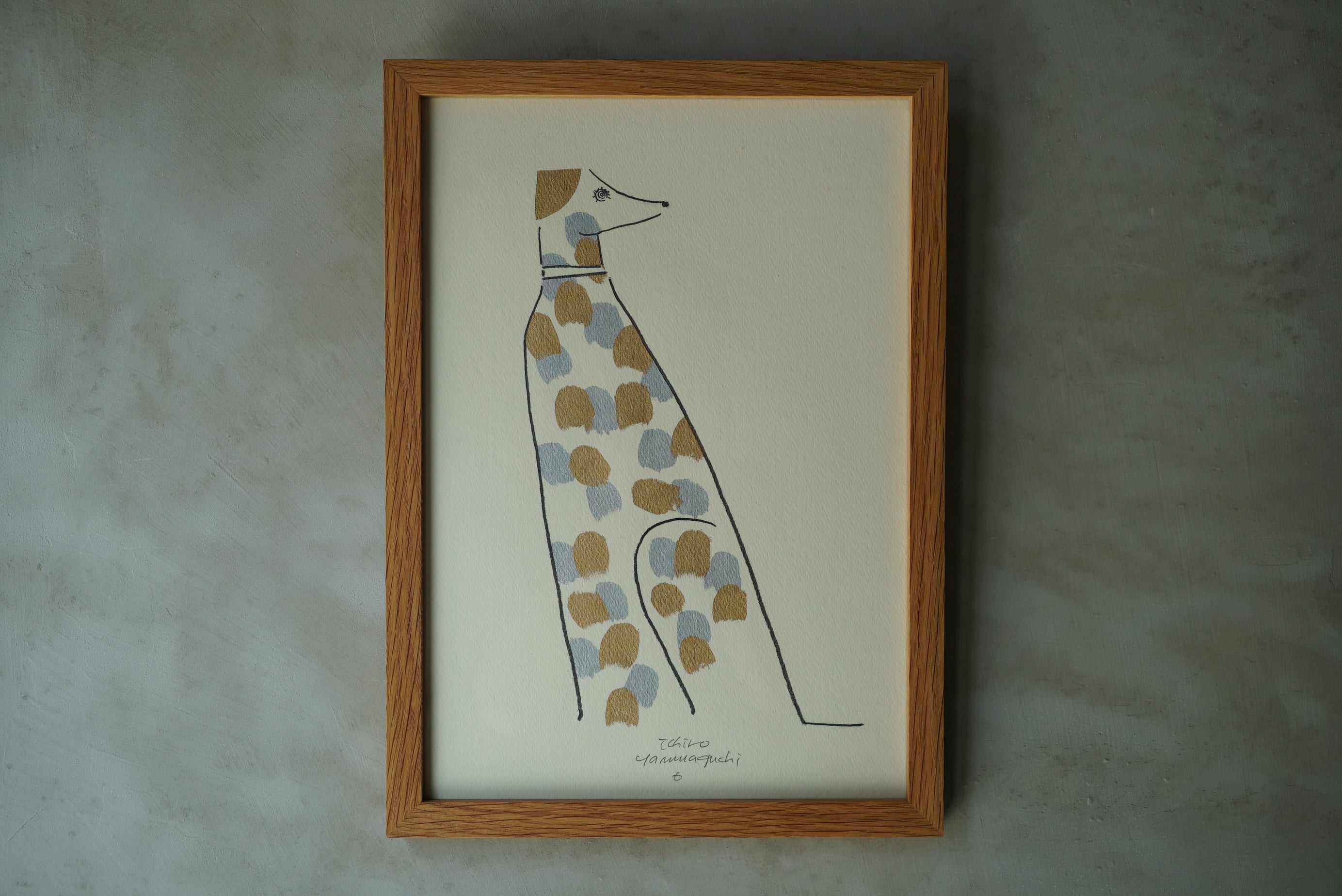 hyg 山口一郎Sサイズ額込 イヌ | Hase